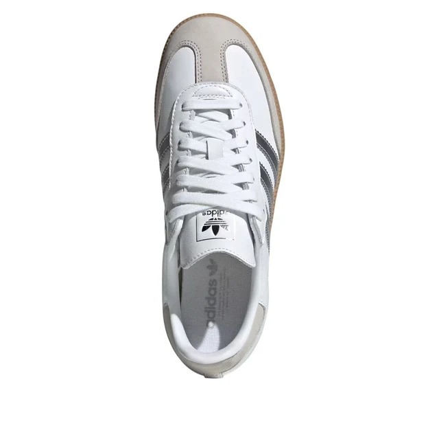 Adidas Samba OG White Silver Metallic Grey (Women's)-4