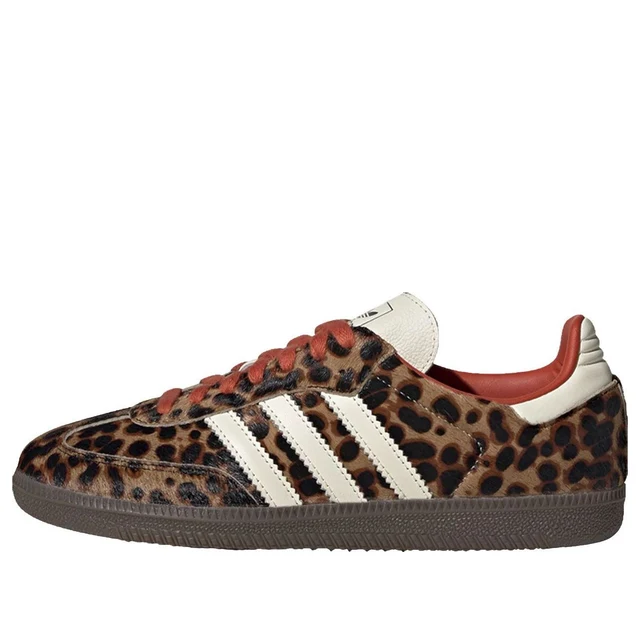 Adidas Samba OG Preloved Red Leopard (Women's)-1