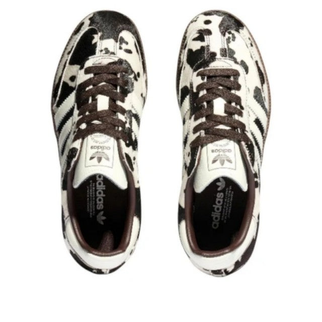 Adidas Samba OG Cow Print Dark Brown White (Women's)-3