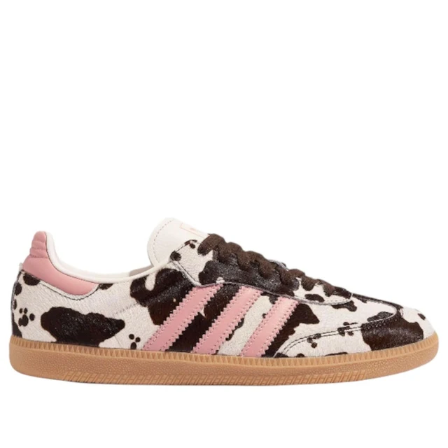 Adidas Samba OG Cow Print Dark Brown Wonder Mauve (Women's)-1