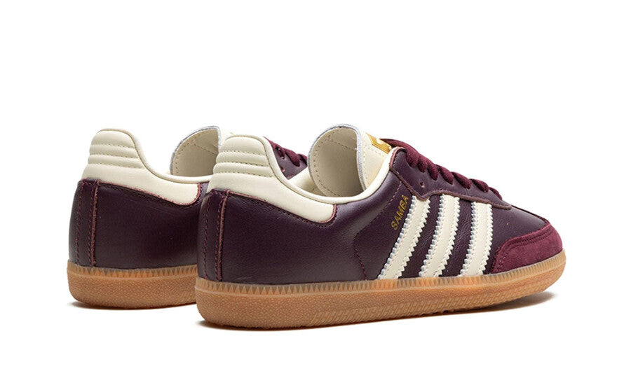Adidas Samba OG Maroon Gold Metallic (Women's) Pre Order Bulk-2